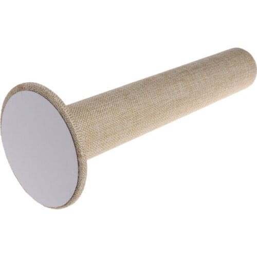 Jewelry Display Rack Bracelet Bangle Watch Stand Holder Cylinder Storage Linen T84A