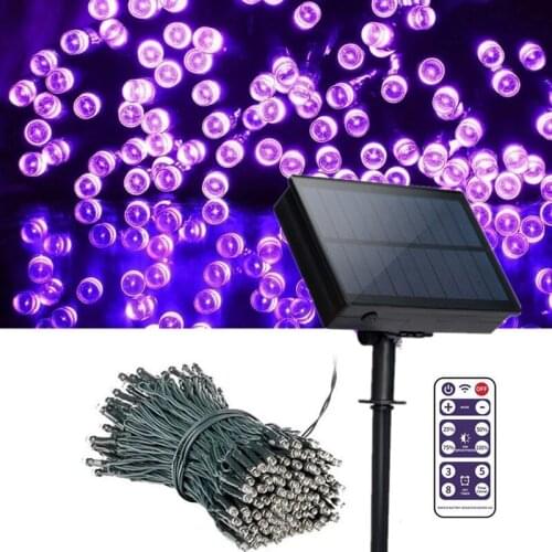 500 Led Solar Garland String Fairy Lights Christmas Outdoor Solar Powered Lamp for Garden Decoration Holiday Xmas Wedding Party