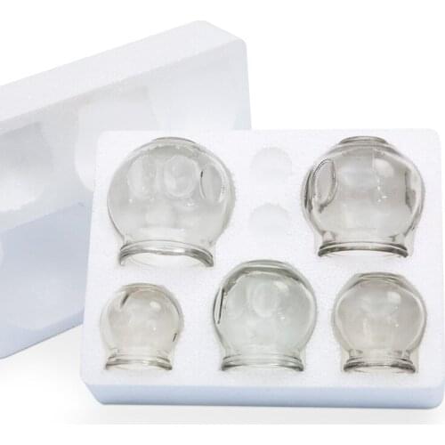 Household acupuncture massage explosion-proof vacuum glass cupping set absorbent moisture cups