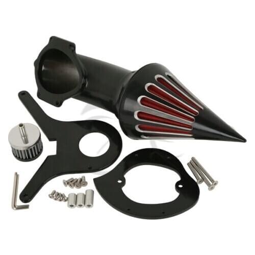 Black Cone Spike Air Cleaner intake For Honda Shadow Aero VT750 VT750C 04-09