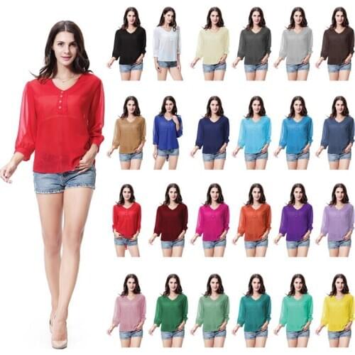 YRRETY Blouses With Sleeves