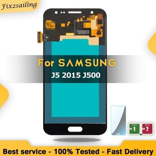 New Copy-OLED LCD For Samsung Galaxy J5 2015 J500 J500F J500FN J500M J500H Display Touch Screen Assembly Replacement Tested Well