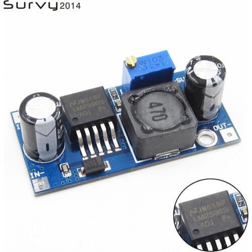1 PC DIP/SMD DC-DC Buck Converter Step Down Module LM2596 Power Supply Board Output 1.23V -35V Voltage Regulator