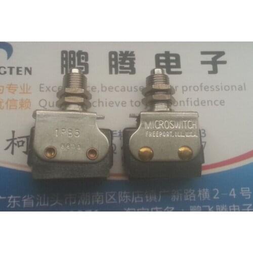 1PCS MICROSWITCH button switch 3 feet waterproof and dustproof button reset micro movement 1PB5 5A 250V