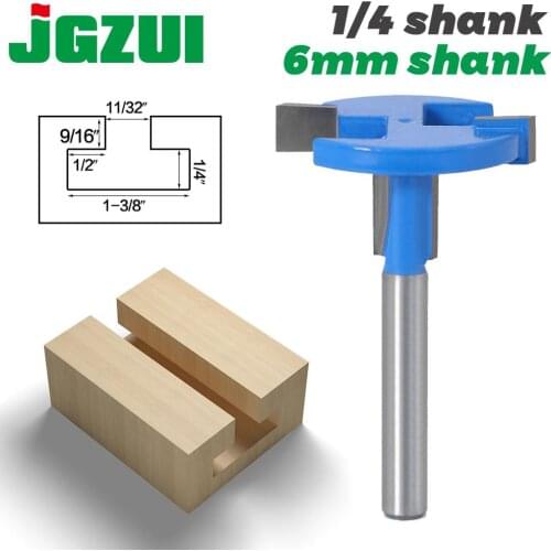 1pcs Top Quality T-Slot & T-Track Slotting Router Bit - 1/4"6mmShank For Woodworking Chisel Cutter Wholesale Price