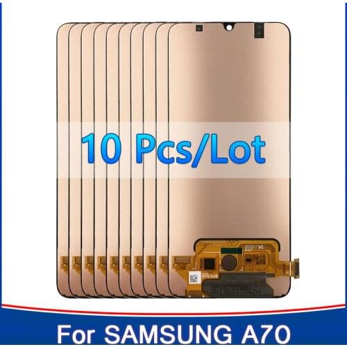 10 Pieces/Lot NEW 6.7'' OLED LCD Display For Samsung Galaxy A70 LCD A705 A705F SM-A705MN Display Touch Screen Digitizer Assembly