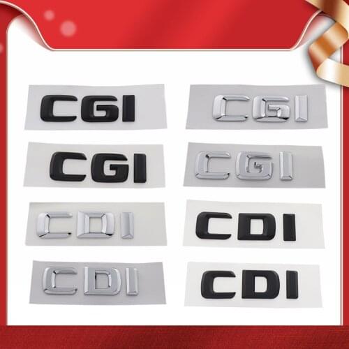 3D Premium CDI CGI for GLA G55 SL C63 E63 ML63 CLS63 E260 C300 E320 car Engine Hood Fender trunk Tail Decal Emblem Badge Sticker