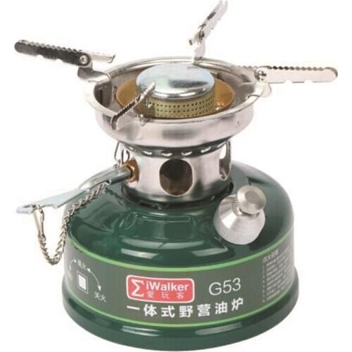 Camping Gasoline Stove Non Preheating No Noise Oil Furnace Picnic Burners Petrol Stove Cookware