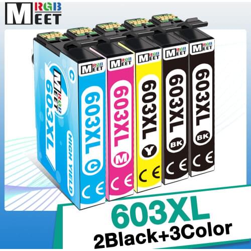 10 Pcs For EPSON 603XL 603 T603XL E-603XL T603 XL Ink Cartridges For WF-2810DWF WF-2830DWF WF-2835DWF WF-2850DWF Printer