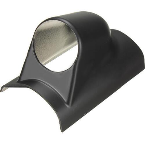 DRAGON GAUGE BLACK 2" 52mm UNIVERSAL A-PILLAR SINGLE HOLE DASH GAUGE METER POD MOUNT HOLDER LEFT HAND DRIVE