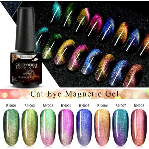 6ml/7ml Cat Eye Series Nail Gel Polish Nail Art Gel Glass Effect Soak Off Varnish Semi Vernis Permanant Gel Lacquer Decoration