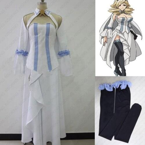 Anime Seraph of the end Horn Skuld Cosplay costume Custom Made