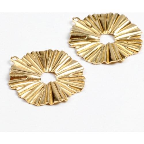 Brass Textured Charms, Raw Brass Earrings Finding,Raw Brass Pendant,Round Shaped Earrings Brass Charm,25X23mm-RB1186