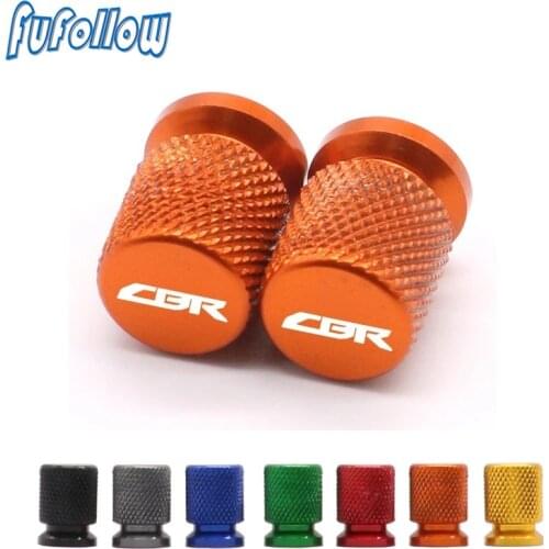 Logo CBR For Honda CBR600F CBR600RR CBR900RR CBR1000RR Fire Blade VTR1000 Motorcycle Wheel Tire Valve Stem Caps Airtight Covers