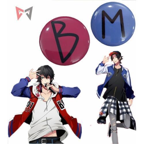 MMGG Halloween Anime Division Rap Battle cosplay ichiro yamada and jiro yamada cosplay badge brooch