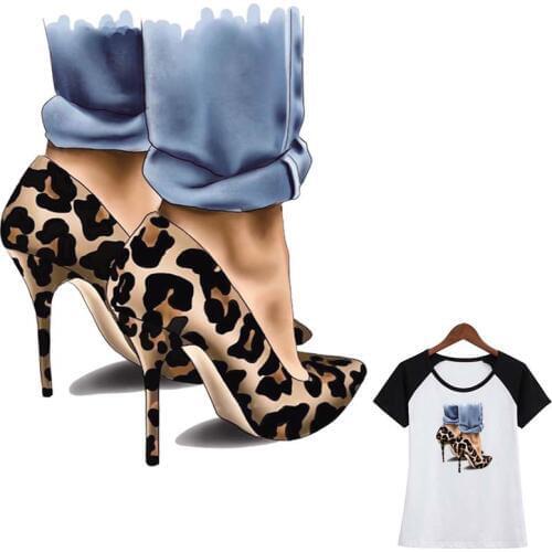 Popular Transfers For Clothing High Heels Stickers A-Level Washable Parches Ropa 2020 New T-Shirt Diy Decoration Sticker Patch