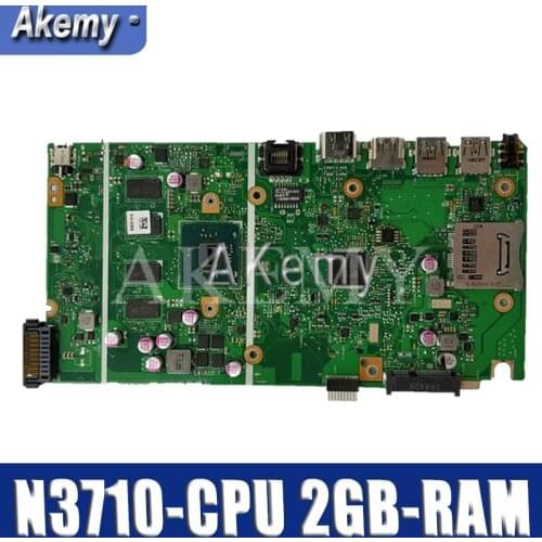 NEW!X541SA mainboard REV 2.0 For Asus X541 X541S X541SA laptop motherboard Test ok N3710-CPU 4 Cores + 2GB-RAM