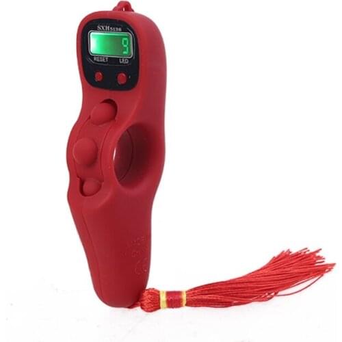M4YC Portable Handheld Digital Beads Counter with Backlight Finger Game Toy Manual Reset Decompression Relaxation Tool for Calm