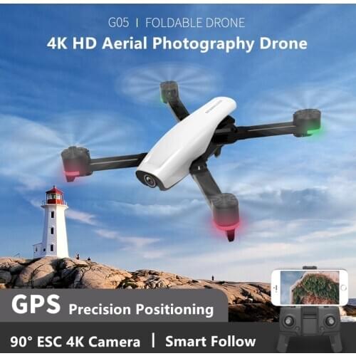 Professional Foldable GPS Smart Follow RC Drone 5G WIFI 4K HD ESC Camera Altitude Hold Gesture Shoot Filming FPV RC Quadcopter