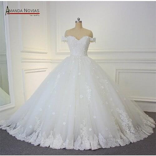 Robe De Mariage 2022 Wedding Dress Off The Shoulder Straps Ball Gown Wedding Gown