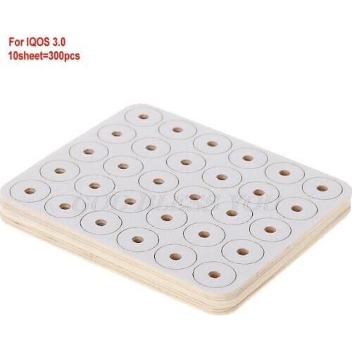 300Pcs Clean Tool Heat Resistant Little Slice Clean Gasket For IQOS 3.0 Second Absorb Oil Gasket Repair Accessory Drop Shipping
