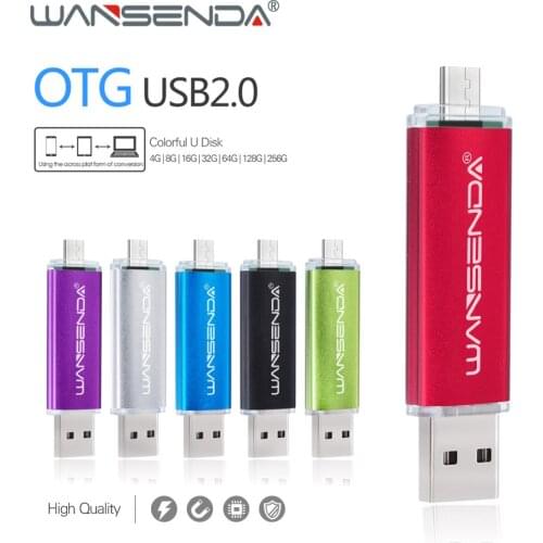 WANSENDA Multifunctional USB Flash Drive cle USB Stick 16GB 32GB Pen Drive 64GB 128GB 256GB Pendrives USB 2.0 Flash Drive