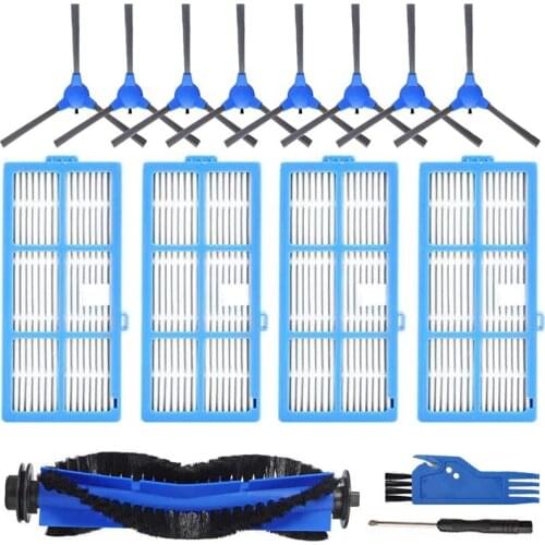 For Coredy R3500 R3500S R550 (R500 +) R650 R600 R700 Replacement Parts, Rolling Brush Side Brush Set Robot Vacuum Kit