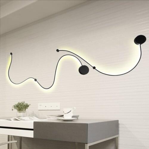 Nordice lustres hanglampen mirror light led living room bedroom corridor lampara pared bedroom lamp wall lamp