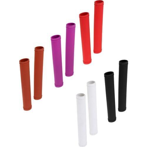 1 Pair Anti-Slip MTB Mountain Road Bike Bicycle Handlebar Grip Fixie Bent Handle Bar Cover 2.2x 18 cm Bicycle Parts