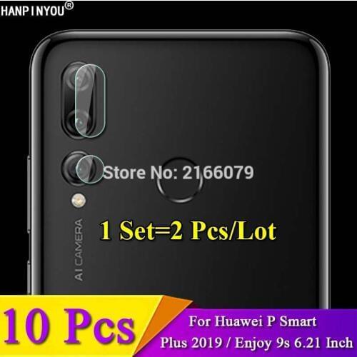 10 Sets For Huawei P Smart Plus 2019 / Enjoy 9s 6.21" Rear Camera Lens Protective Protector Cover Soft Tempered Glass Film Guard
