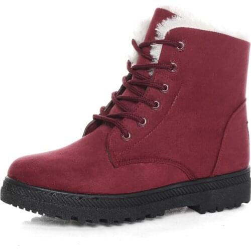 2020 Womens winter boots new women boots new winter womens snow shoes warm boots made of Suede ankle boots 35-44