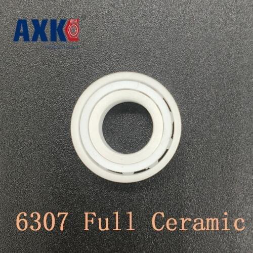 2019 Rolamentos Rodamientos Axk 6307 Full Ceramic Bearing ( 1 Pc ) 35*80*21 Mm Zro2 Material 6307ce All Zirconia Ball Bearings