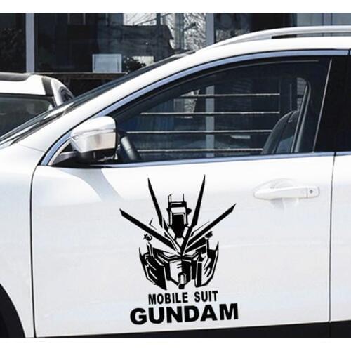50CM*40CM Gundam Mobile Suit Robot Wars Car Stickers Funny Creative Decoration Decals For Doors Auto Tuning Styling Vinyls D25