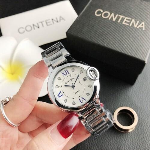 Stainless Steel Ladies Watch Fashion Wristwatch Newly Fashion Quartz Watch Luxury Women Watches Montre Femme Zegarek Clock Women