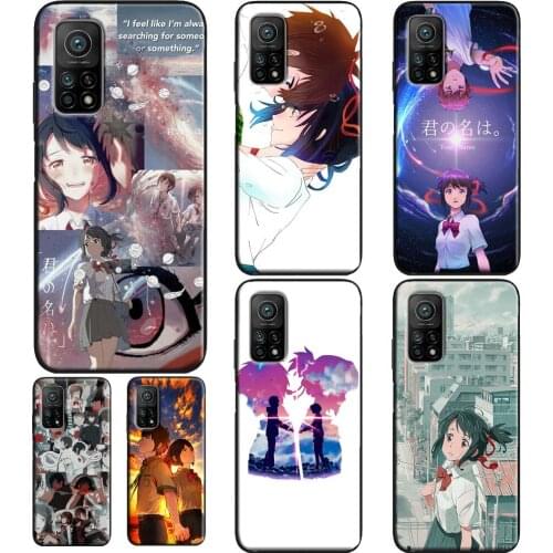 Kimi No Na Wa Case For POCO X3 F2 Pro F1 Funda For Xiaomi Mi 9T 10T Pro A3 9 Mi Note 10 Lite Coque