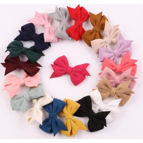 2.6" Baby Cute Ribbon Hair Clip, Girls Infant Hair Accessories School Girls Hair Clips For Christmas Gift