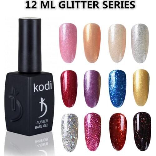 KODI GEL Nail Polish 12ML Vernis Semi Permanent Hybrid Varnish Gel Polish Uv Color Gel Manicure Primer Top Coat Glitter Nail Art