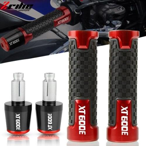 FOR YAMAHA XT600E XT600 E XT 600E 1990-2006 2005 Motorcycle Accessories 7/8"22mm Handlebar Grips Hand Bar Ends Handle Cap Plugs