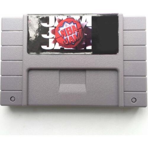 NBA Jam USA Version 16 bit 46 pins Big Gray Game Card for NTSC Game Player
