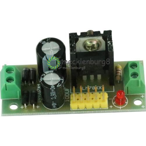 L7805 LM7805 Step Down Converter 7.5 V-20 V to 5 V Controller Buck Power Supply Module for Arduino