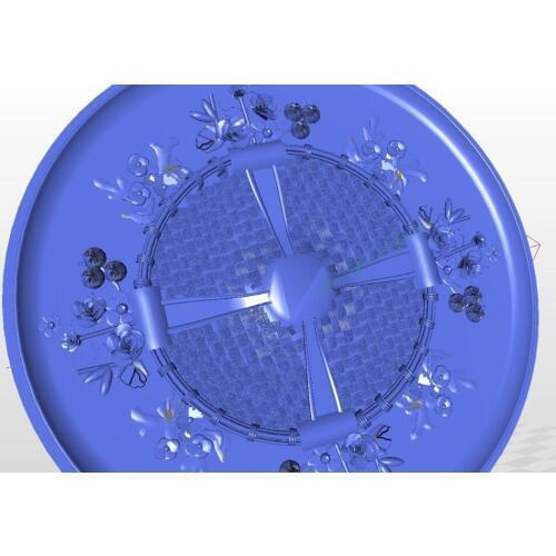 Rosette_46 for cnc in STL file format 3d model relief