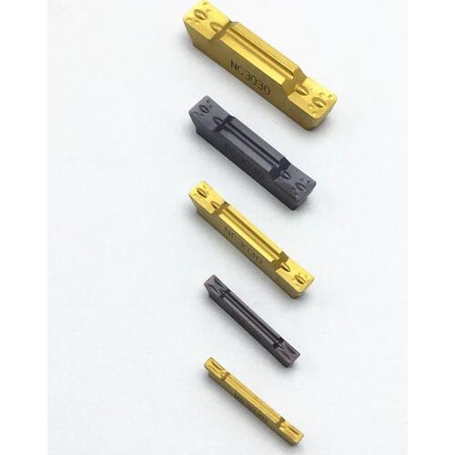 10PCS Slotting Tool Korloy MGMN150 MGMN200 MGMN300 MGMN400 NC3020 NC3030 PC9030 Slotting and Cutting Carbide Lathe