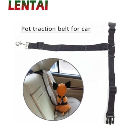 LENTAI For Renault megane 2 3 duster captur Citroen c4 Lada granta 1PC Car Pet Rear Seat Belts Cat Dog Safety Traction String