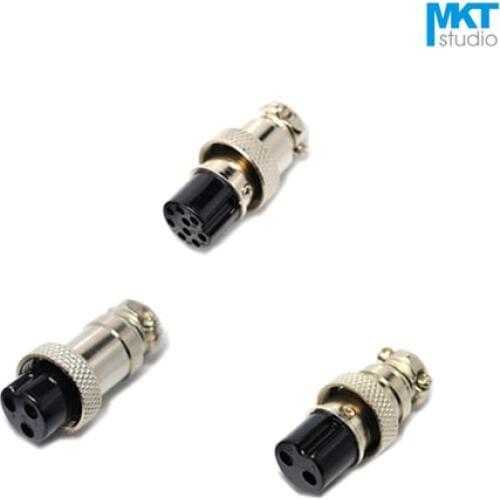 10Pcs GX16 16mm Female 250V 15A Electrical Aviation Plug Connector 2P/3P/4P/5P/6P/7P/8P/9P/10P