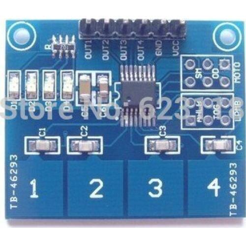10pcs/lot TTP224 4-way Switch Touch Sensor Capacitive Touch Sensor Module
