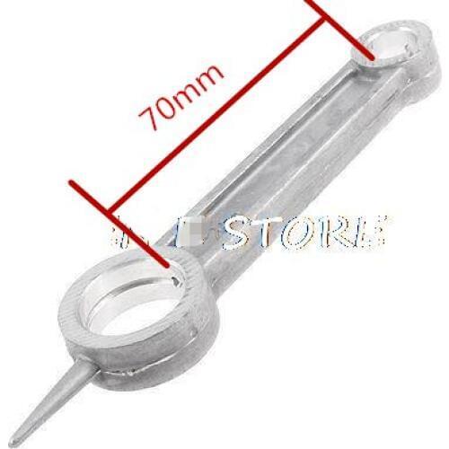 13mm x 17mm x 70mm Aluminum Alloy Bore Air Compressor Connecting Link Rod