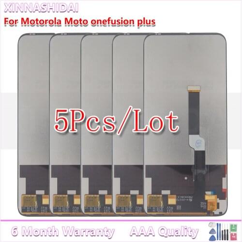 5PCS/For Motorola Moto One Fusion OneFusion Fusion+ LCD Display Touch Screen Digitizer Assembly For Motorola XT2073-2 Fusion Plu