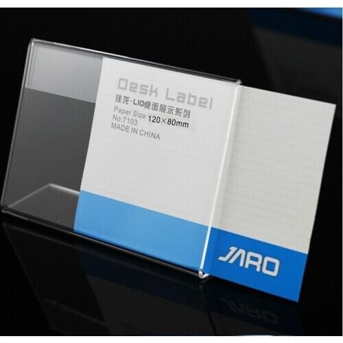 9*6cm Clear Acrylic Sign Holder Price Tag Display Stand Table Card Stand Holder Free Shiping 100PCS