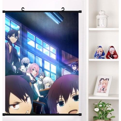 Anime Naka no Hito Genome Jikkyouchuu Iride Akatsuki Game Wall Scroll Poster Wall Hanging Poster Otaku Home Decor Collection Art