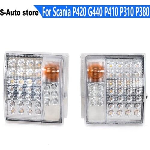 Car Truck LED Turn Signal Corner Light Turn Indicator Headlight For Scania P420 G440 P410 P310 P380 1385410 LH 1387155 RH